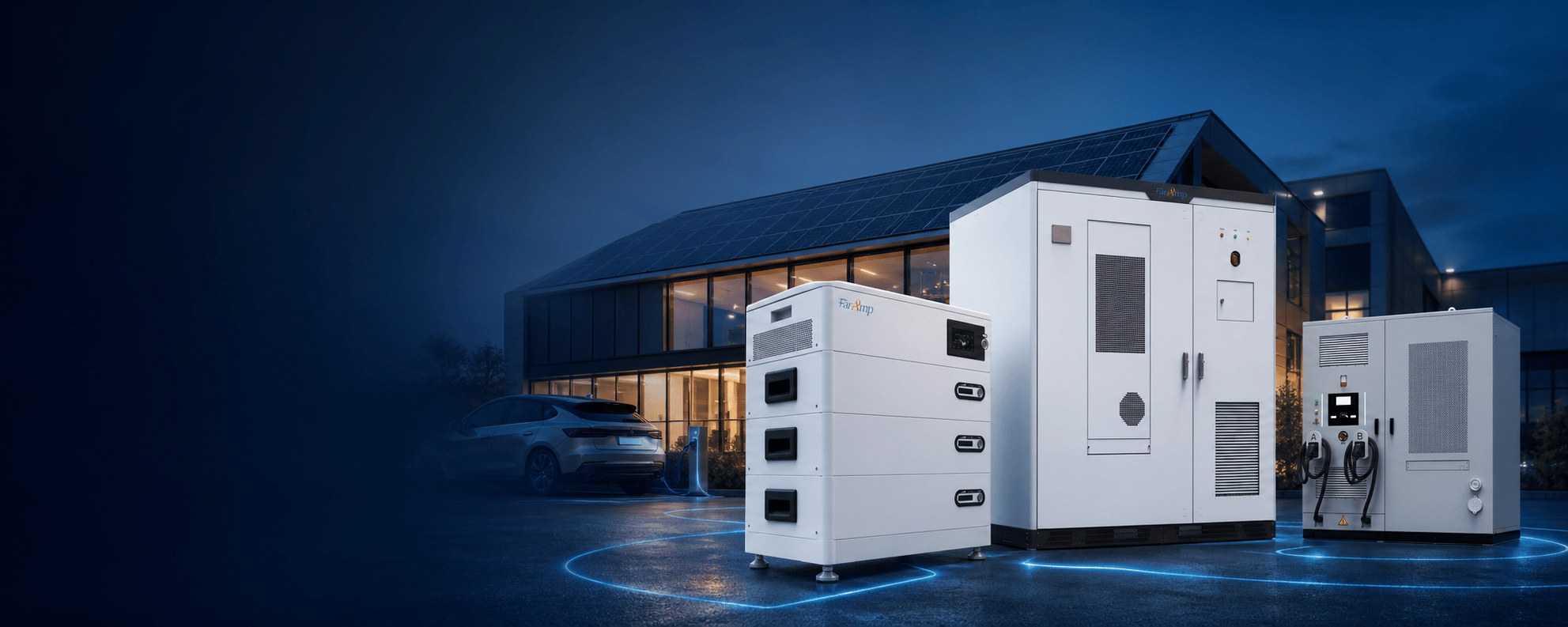 FarAmp residential, commercial and EV charging energy storage systems
