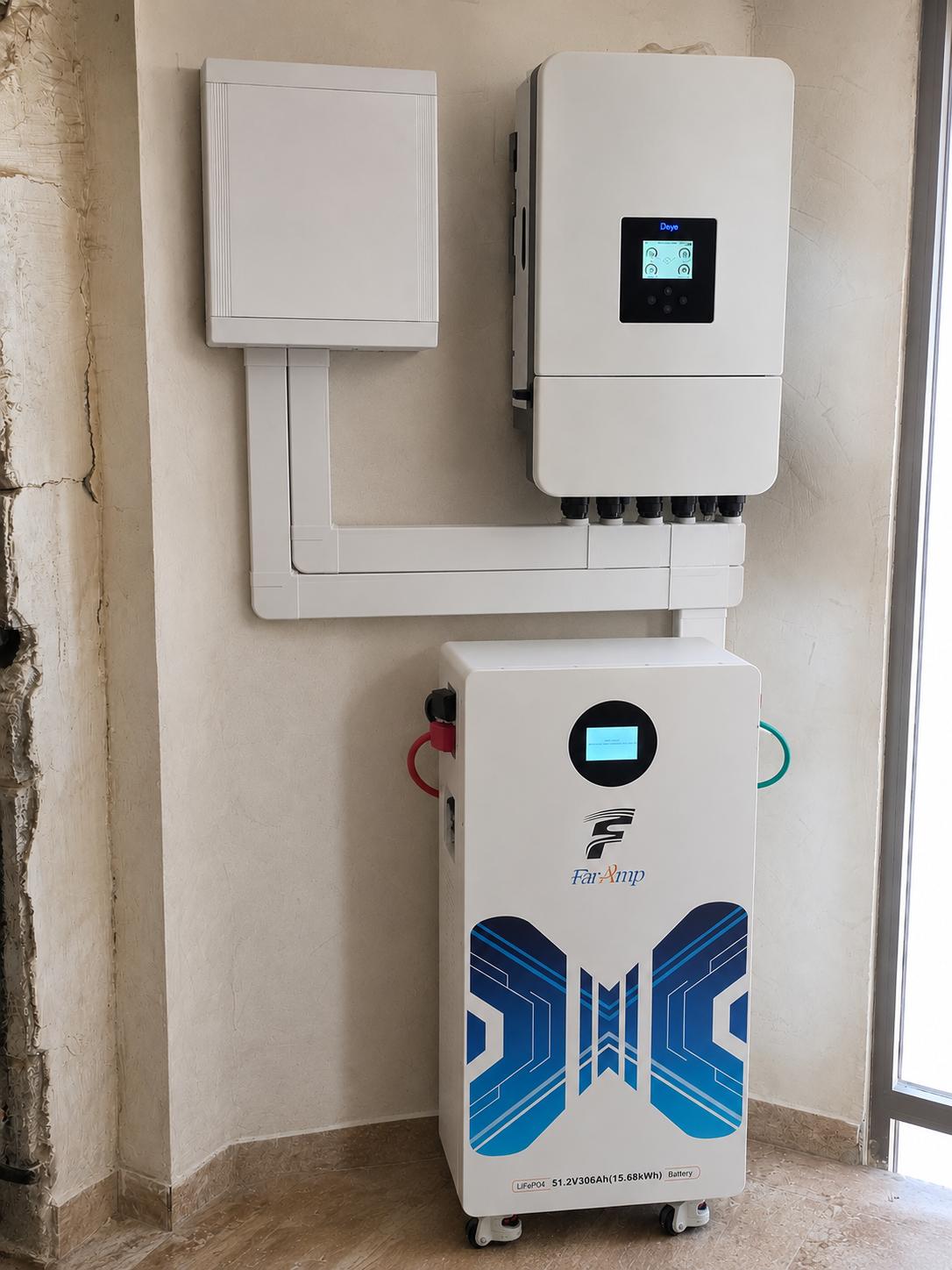 Project Case: 51.2 V 306 Ah IP54 Battery Installation